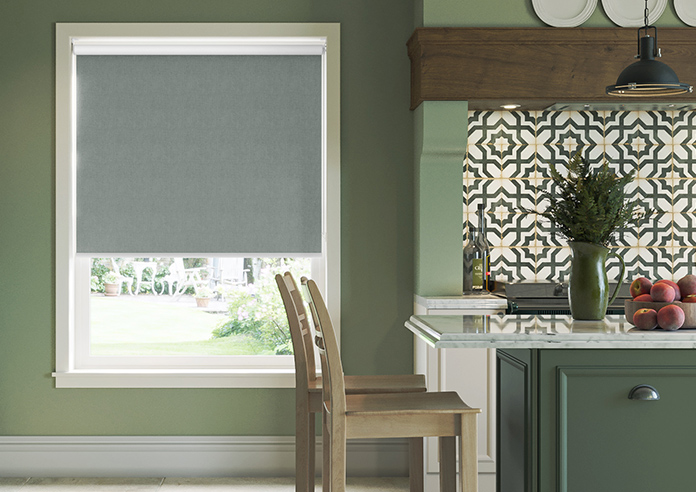 Zephyr (Blackout), Grey - Roller Blind - Image 3